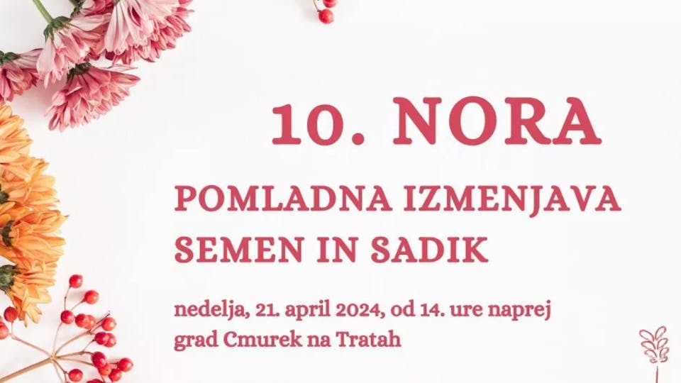 pomladna izmenjava semen in sadik